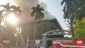 Kebakaran di Gedung Bakamla Diduga Korsleting Listrik