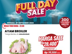 Belanja Sekarang! Ayam Broiler Murah Meriah di Transmart Full Day Sale
