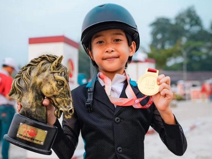 7 Potret Djalu Putra Irfan Hakim yang Jago Berkuda & Sering Menang Lomba Seperti Sang Kakak