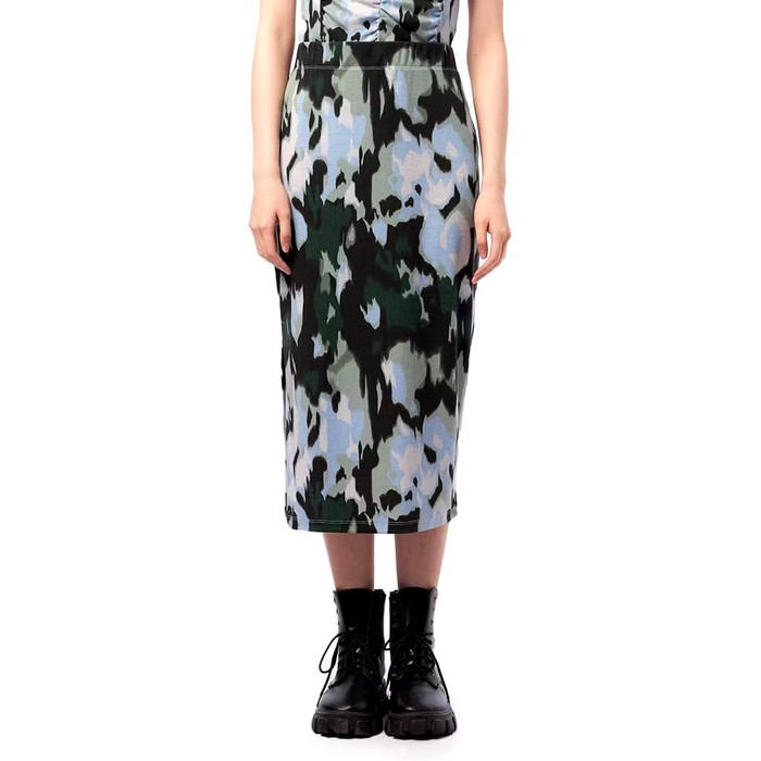 COLORBOX Printed Midi Skirt Multicolor