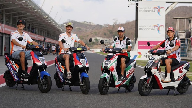 Honda EM1 e: Jadi Motor Listrik Pertama yang Wara-wiri di MotoGP Mandalika