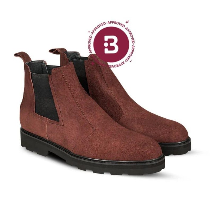Nappa Milano Sam Chelsea Boots Brown Suede