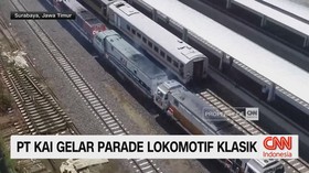 PT KAI Gelar Parade Lokomotif Klasik