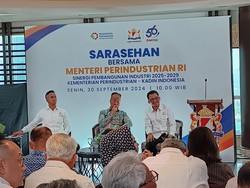 Temui Anindya, Menperin Cerita 5 Tahun Jadi Menteri Baru Sekarang Diundang Kadin
