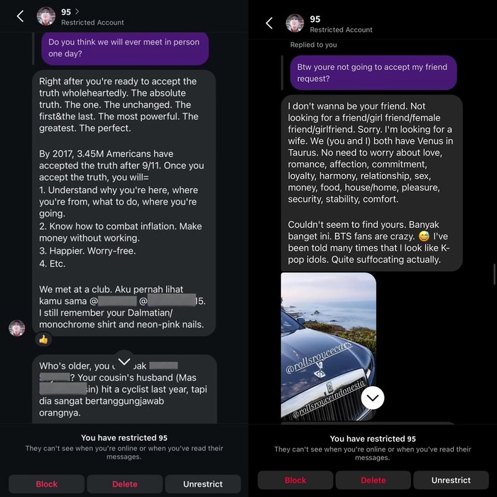 Aktris Widika kena teror stalker