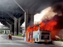 Terungkap! Ini Penyebab Bus Sekolah Terbakar yang Tewaskan 23 Penumpang di Thailand