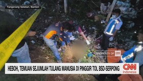 Heboh, Temuan Sejumlah Tulang Manusia Di Pinggir Tol BSD-Serpong