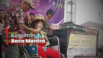 Kena Stroke Keempat, Pak Tarno Sulap di Panggung Pakai Kursi Roda