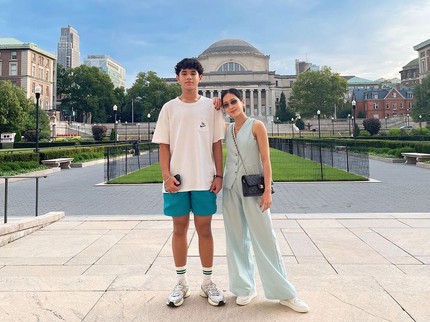 5 Potret Karan Putra Bunga Zainal yang Berprestasi dan Tinggi Semampai, 181 Cm di Usia 14 Th