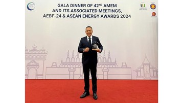 Konsisten Pemanfaatan EBT, PalmCo Raih ASEAN Energy Awards 2024