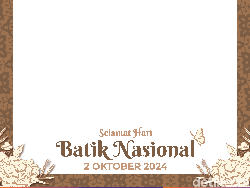 10 Twibbon Hari Batik Nasional 2024 Gratis, Yuk Unggah di Medsos!