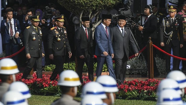 Sebanyak 15.000 polisi diturunkan untuk mengamankan acara pelantikan Prabowo Subianto jadi Presiden ke-8 RI.