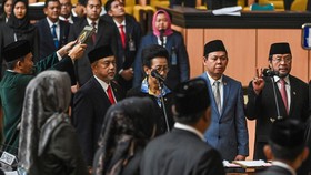 Wakil Ketua DPD RI Tamsil Linrung terima audiensi pemohon gugatan syarat pendidikan Gibran.