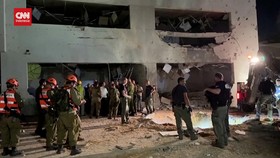 VIDEO: Rudal Iran Hantam Sekolah Dasar di Israel