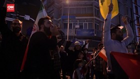 VIDEO: Warga Iran Rayakan Hujan Ratusan Rudal di Israel