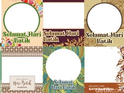 20 Twibbon Hari Batik Nasional 2024, Desain Universal Buat Pasang di Medsos