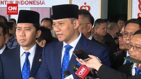 VIDEO: Tanggapan AHY Usai Ibas Dilantik Jadi Wakil Ketua MPR RI