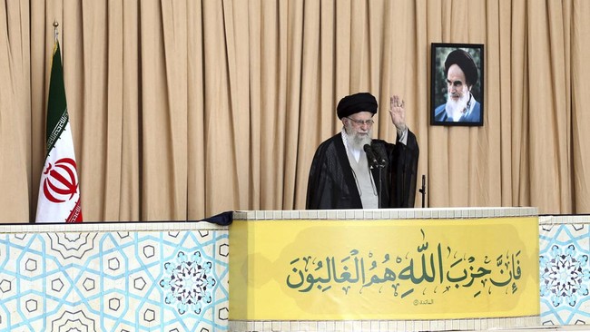 Berikut poin-poin khotbah Jumat pemimpin tertinggi Iran Ayatollah Ali Khamenei mengenai Israel dan eskalasi konflik Timur Tengah.