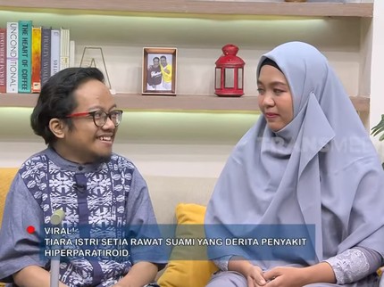 Cerita Menyentuh Bunda Mutiara Rawat Suami Idap Hiperparatiroidisme yang Bikin Tubuh Susut 20 Cm