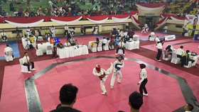 Hari Kedua CNN Indonesia Taekwondo Championship, Penonton Makin Meriah