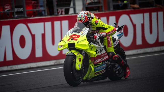 Marco Bezzecchi jadi yang tercepat dalam free practice 1 (FP1) atau latihan bebas pertama MotoGP Thailand 2024 di Sirkuit Buriram, Jumat (25/10).