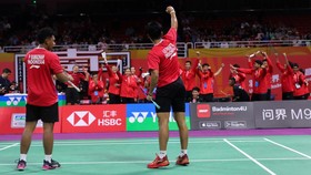 Pemain Indonesia Menangis Usai Juara Piala Suhandinata 2024