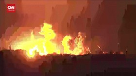 VIDEO: Digempur Iran, Israel Tetap Bombardir Beirut Lebanon
