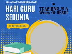 25 Twibbon dan Ucapan Selamat Hari Guru Sedunia 5 Oktober 2024