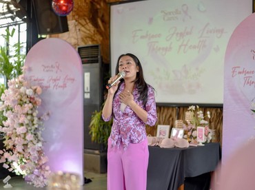 Peduli Kanker Payudara, Dewi Lestari Ingatkan Pentingnya Jaga Batin