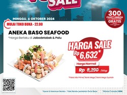 Obral Aneka Bakso Seafood Murah, Hanya di Transmart Full Day Sale Besok