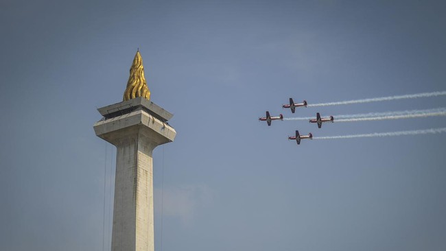 Tugu Monas Akan Ditutup Sementara untuk Wisatawan Saat HUT TNI Monas akan ditutup sementara Tugu Monas untuk wisatawan saat peringatan HUT ke-80 TNI pada Minggu (5/10) yang diadakan di kawasan Jakarta Pusat tersebut.