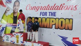 Perjuangan Peraih Emas di CNN Indonesia Taekwondo Championship