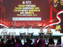 Video Sederet Momen 3 Paslon Pilkada Jakarta Jalani Debat Perdana