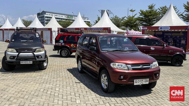 Daihatsu menggelar Kumpul Sahabat di Makassar, Sulawesi Selatan, Minggu (6/10).