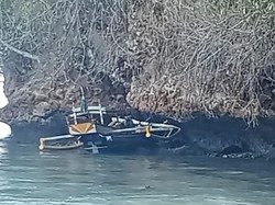 Perahu Tak Berawak Terdampar di Pulau Nusa Barong Jember