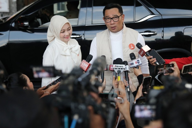 Ridwan Kamil dan Atalia Praratya &lpar;dok istimewa&rpar;&period;