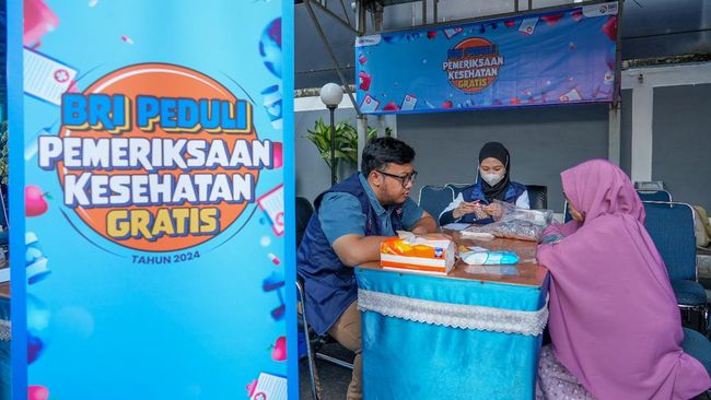 BRI Peduli Berikan Pemeriksaan Kesehatan Gratis ke 13.200 Masyarakat