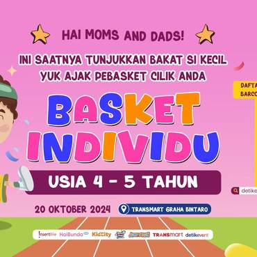 Ibu-ibu, Yuk Ajak Anak Ikut Lomba Basket Individu di Olimpiade Balita