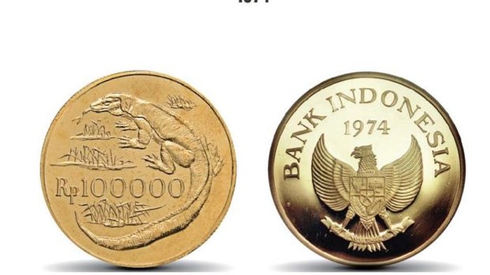 Uang koin mengandung emas