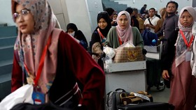 FOTO: WNI yang Dievakuasi dari Lebanon Telah Tiba di RI