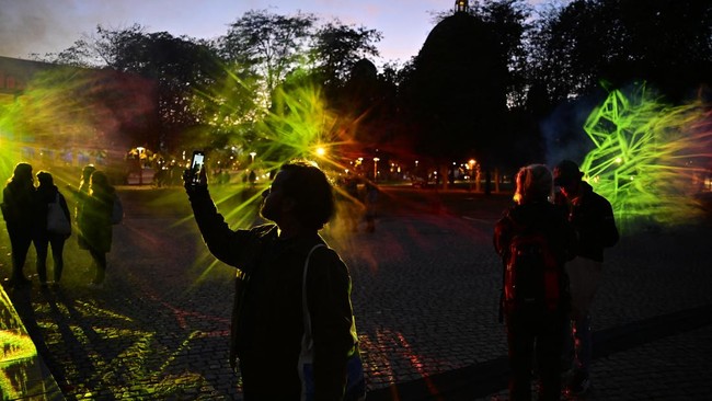 FOTO: Kelap-kelip Festival Cahaya Berlin 2024