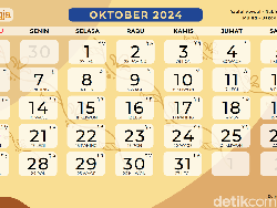 Kalender Bulan Oktober 2024