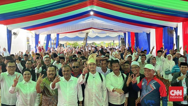 Kaesang saat mengkampanyekan Rudi-Rafiq di Kecamatan Karimun, Kepri, mengaku mendapat sambutan ramah dari masyarakat setempat.