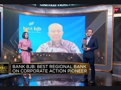 bank bjb Raih Best Regional Bank di Road to CNBC Indonesia Awards 2024