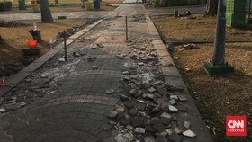 Kodam Jaya Perbaiki Kerusakan di Monas Usai HUT ke-79 TNI