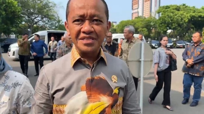 Menteri ESDM Bahlil Lahadalia di Istana Kepresidenan