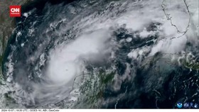 VIDEO: Penampakan Amukan Badai Milton di Florida via Kamera Satelit