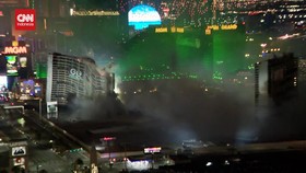 VIDEO: Hotel Legendaris di Las Vegas Dirobohkan demi Stadion Bisbol