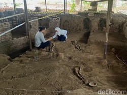 5 Kerangka Manusia Ditemukan di Istana Bhre Wengker Akan Diuji Karbon 14