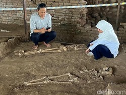 5 Kerangka Manusia Ditemukan saat Ekskavasi Istana Bhre Wengker, 1 Balita